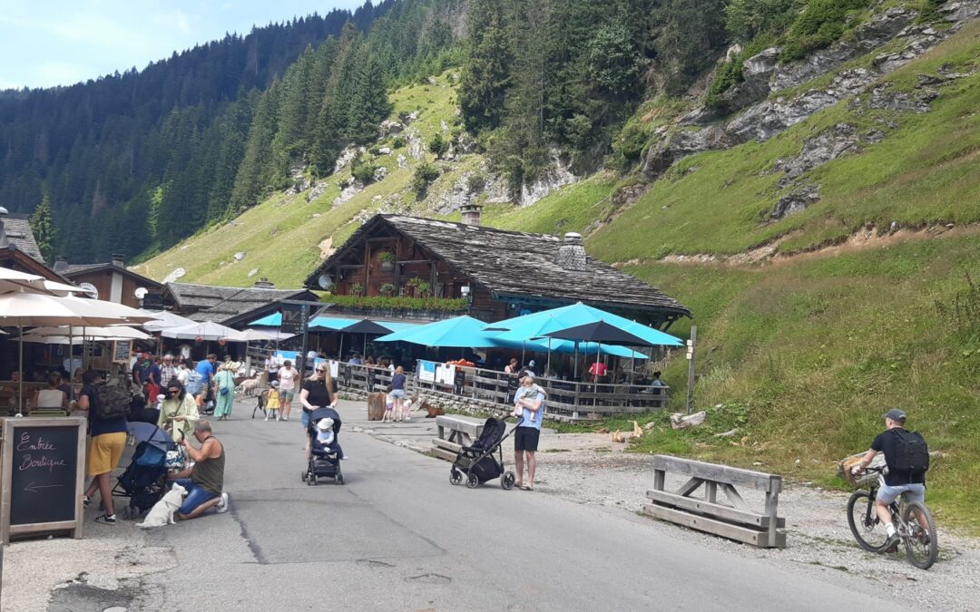 Les Lindarets village des chèvres