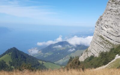 Tour de la Dent de Jaman au-dessus de Montreux (VD)