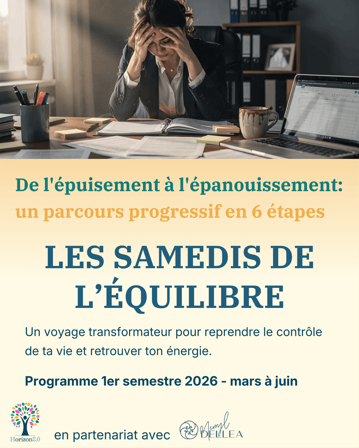 Programme les samedis de l'équilibre Vanessa Thomann et Merryl Dellea