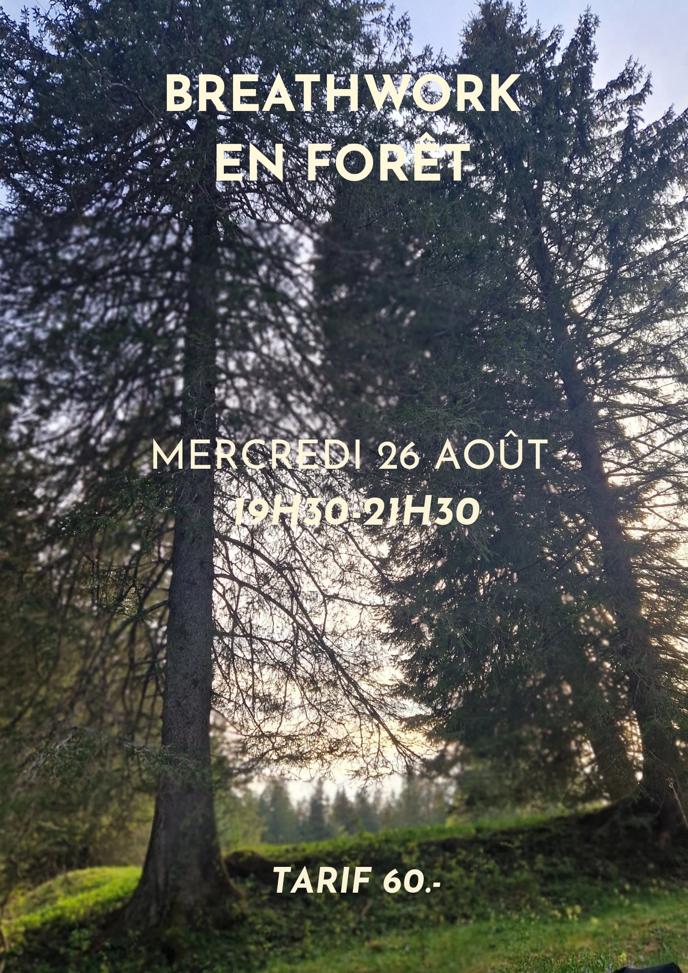 Breathwork en forêt 26.08.2026.