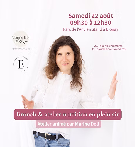 Brunch Entre Elles 22.08.2026 Blonay Marine Doll et Estelle Borgeat