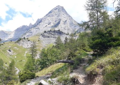 Sentier pédestre entre Pont de Nant et La Vare