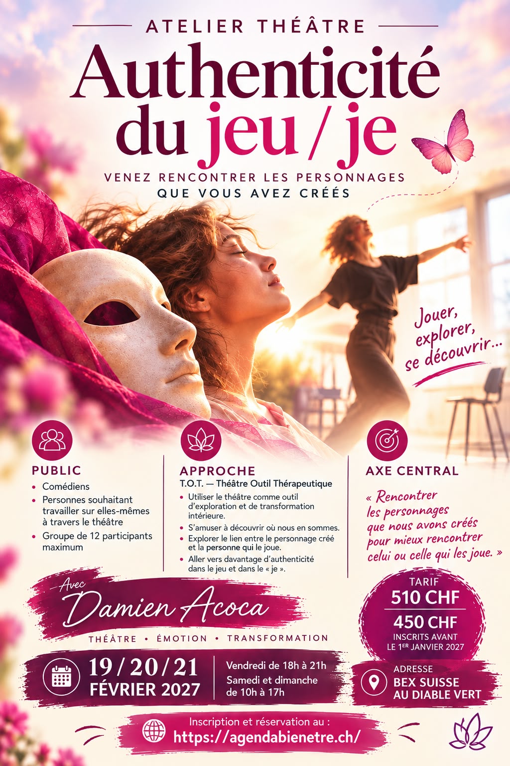 Atelier Théâtre Thérapeutique Bex (vaud) Damien Acoca