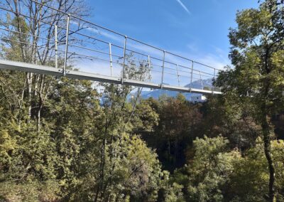 Passerelle gorges de la Vièze