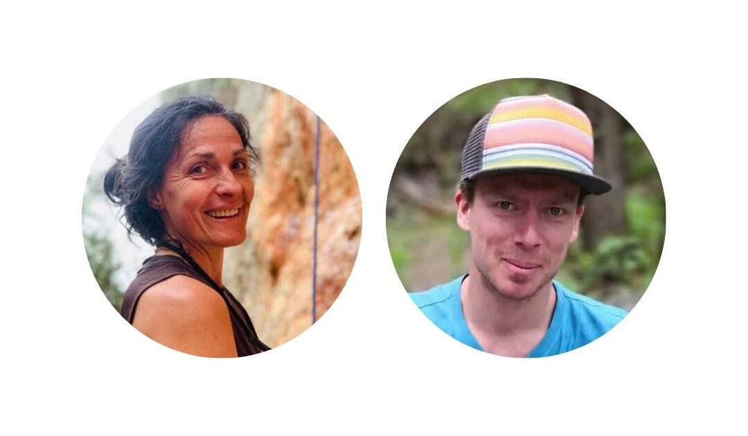 Evenement yoga grimpe co-organisé par Sandra Vermette et Vincent Hentsch